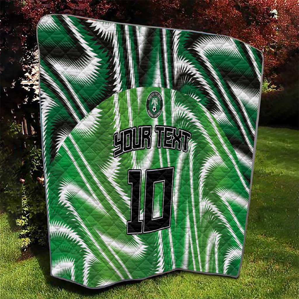 Custom Nigeria Football Quilt Sporty Super Eagles LT03