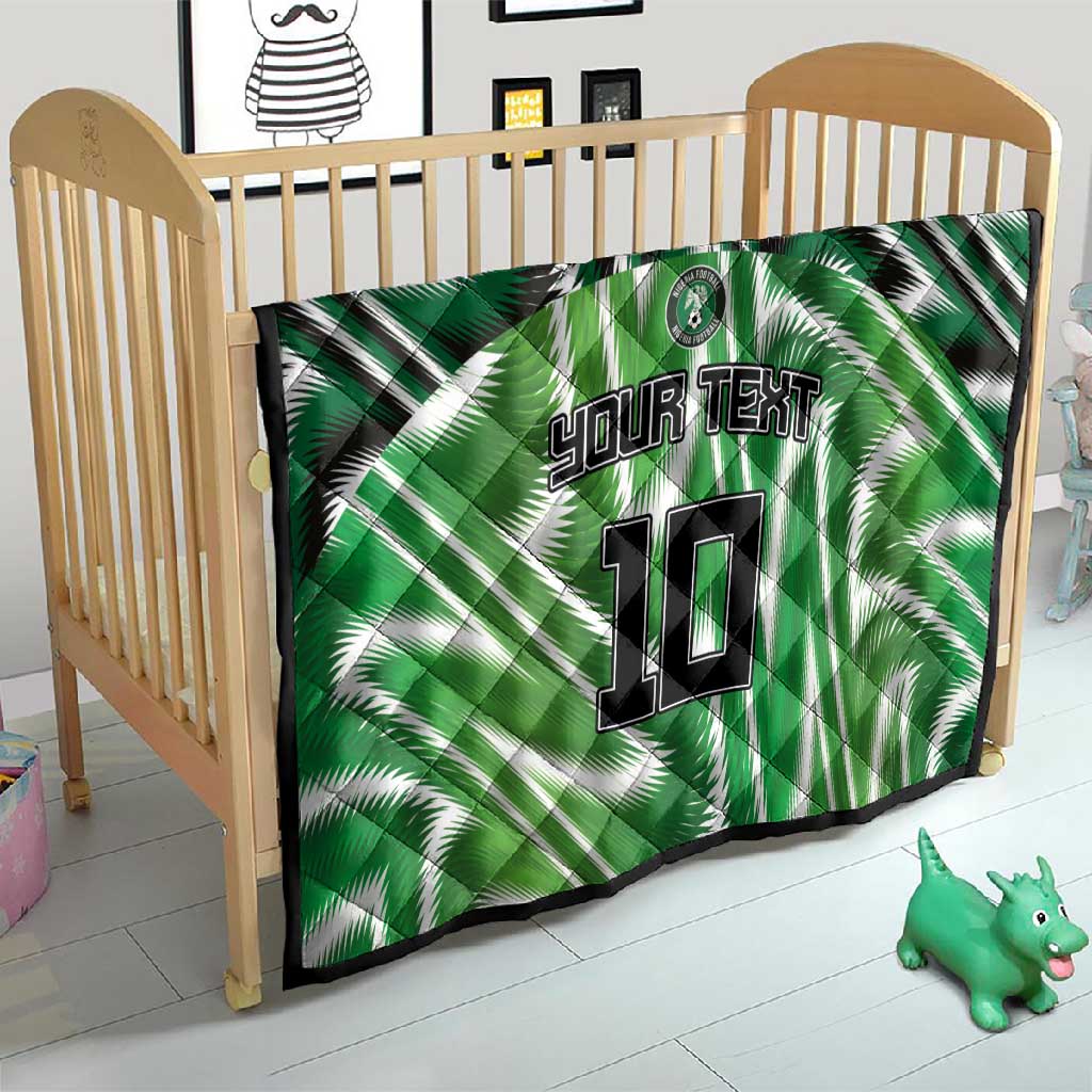 Custom Nigeria Football Quilt Sporty Super Eagles LT03