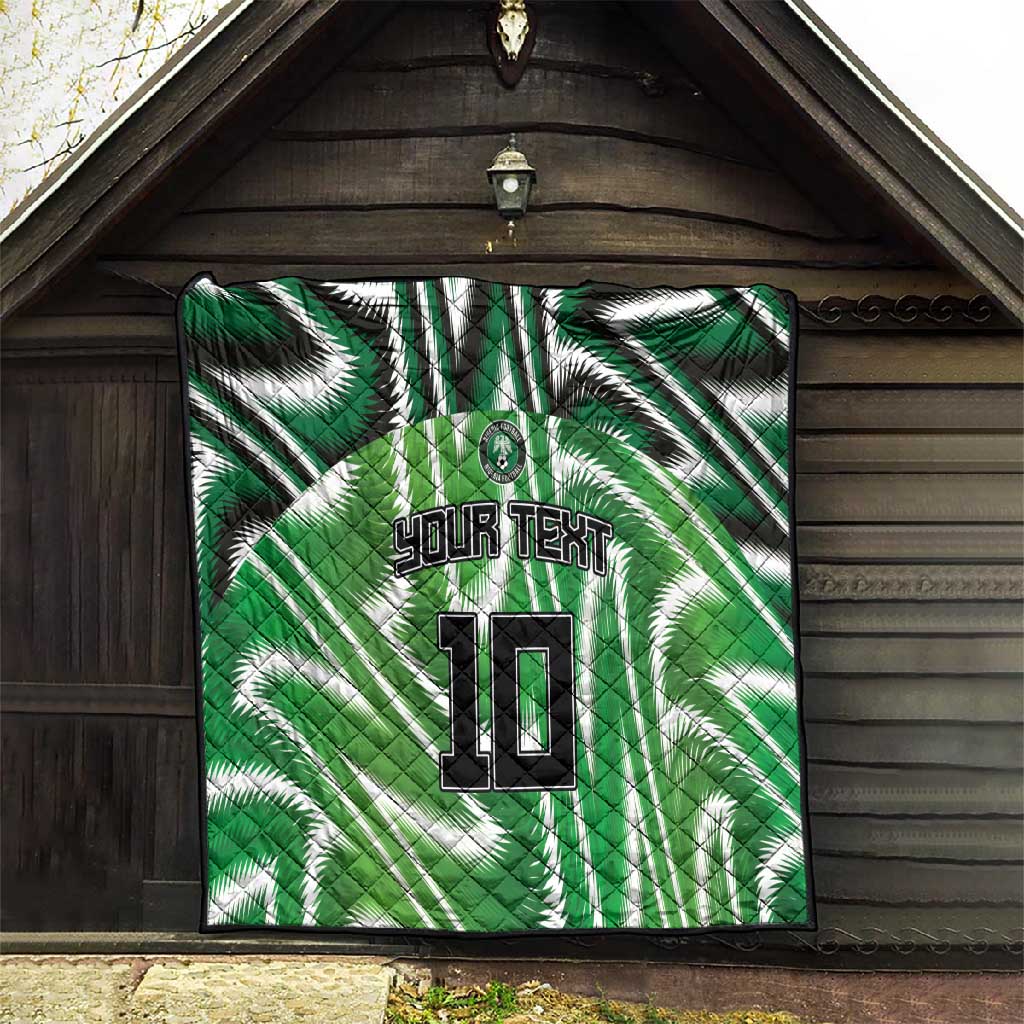 Custom Nigeria Football Quilt Sporty Super Eagles LT03