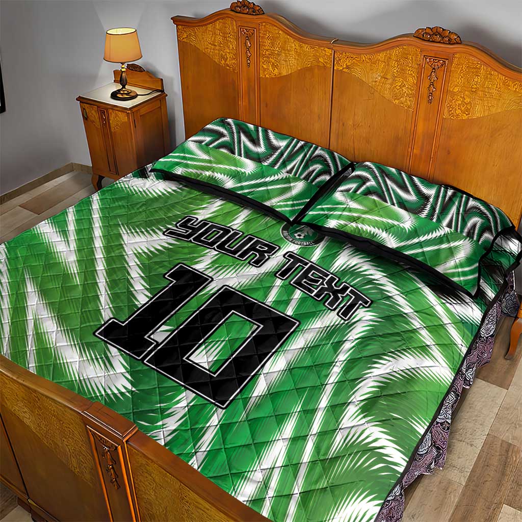 Custom Nigeria Football Quilt Bed Set Sporty Super Eagles LT03