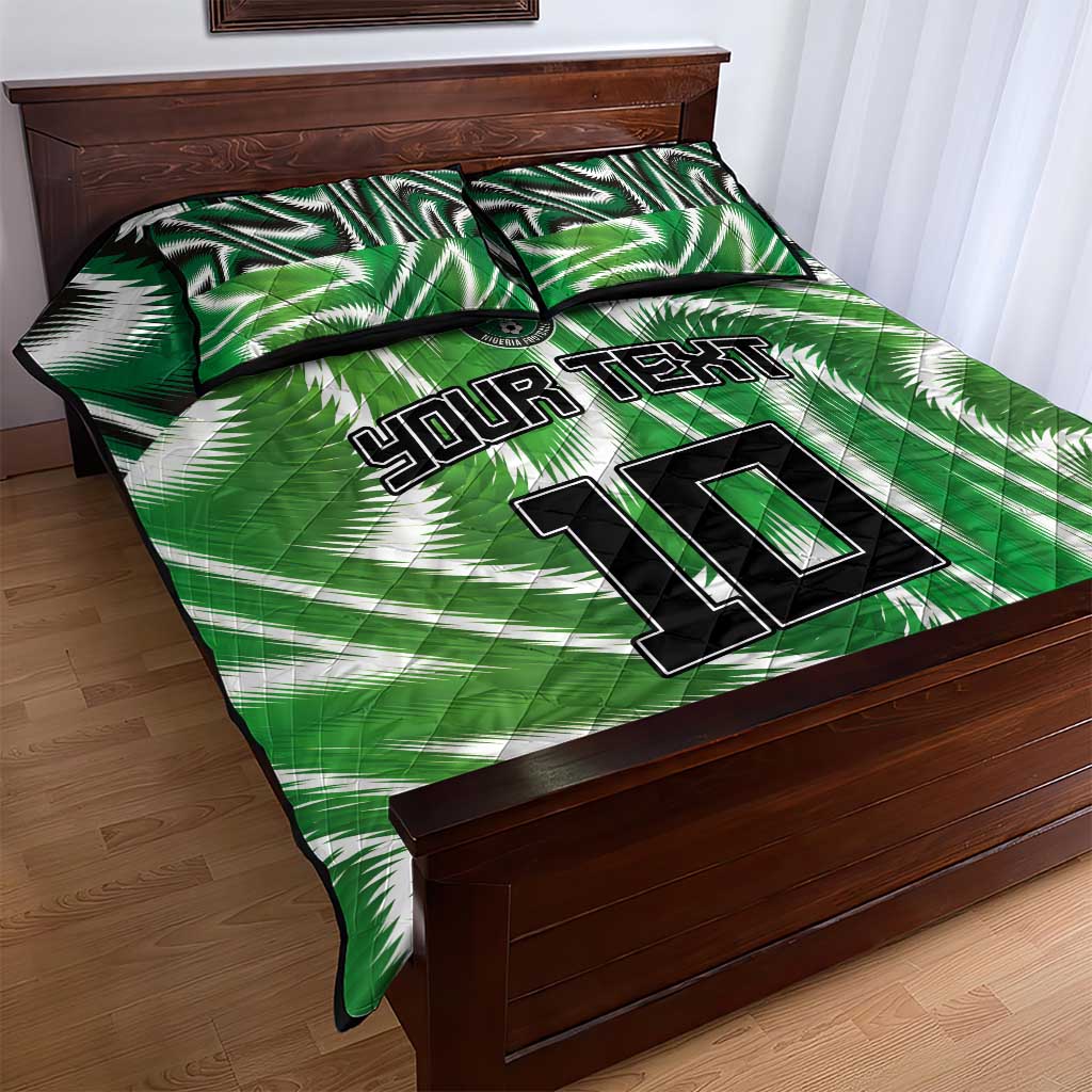 Custom Nigeria Football Quilt Bed Set Sporty Super Eagles LT03