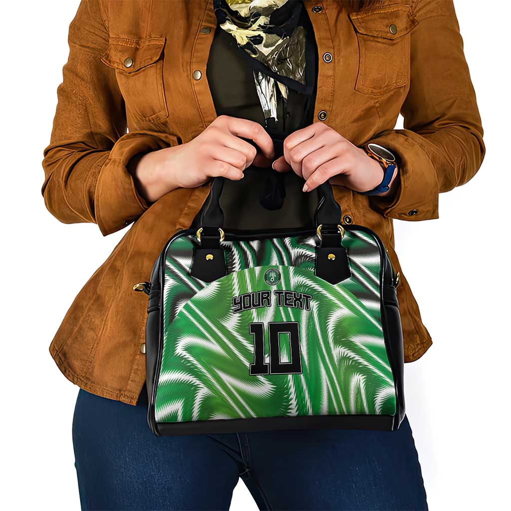 Custom Nigeria Football Shoulder Handbag Sporty Super Eagles LT03