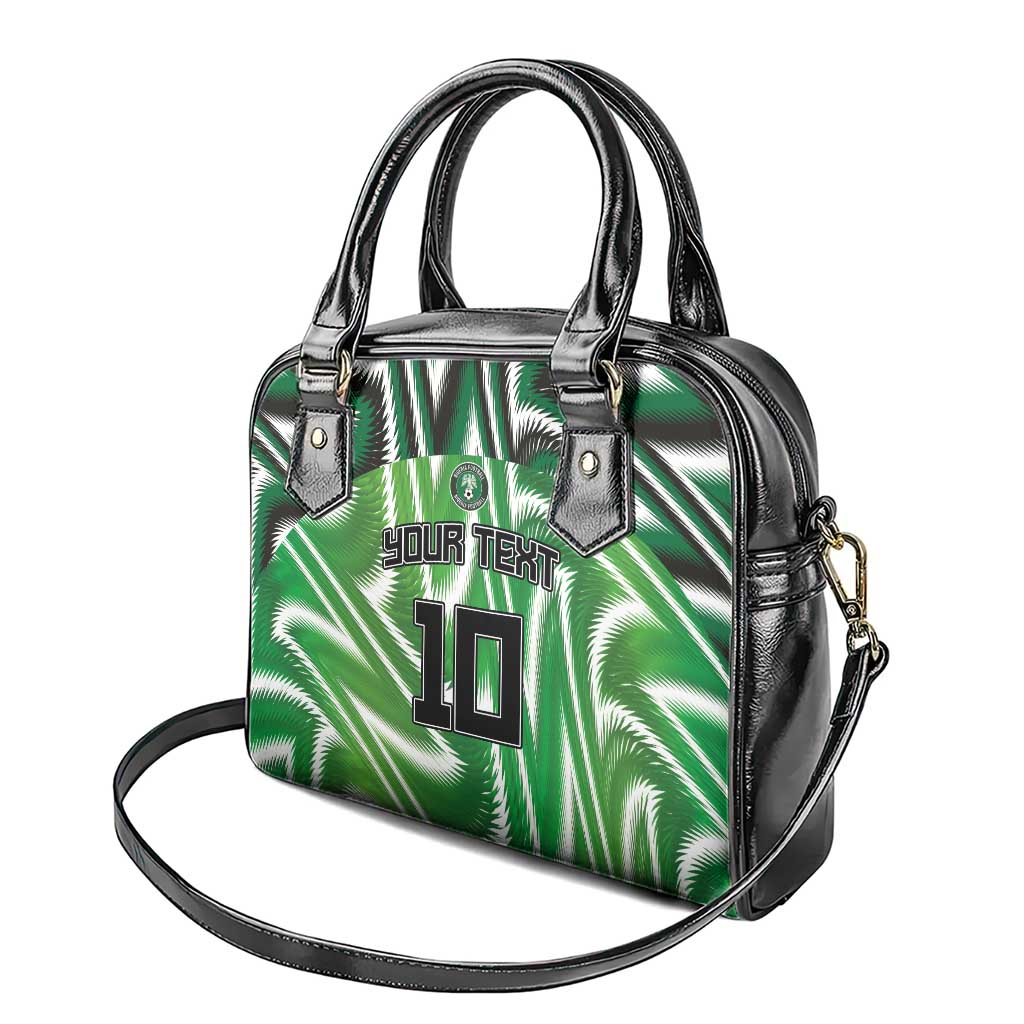 Custom Nigeria Football Shoulder Handbag Sporty Super Eagles LT03