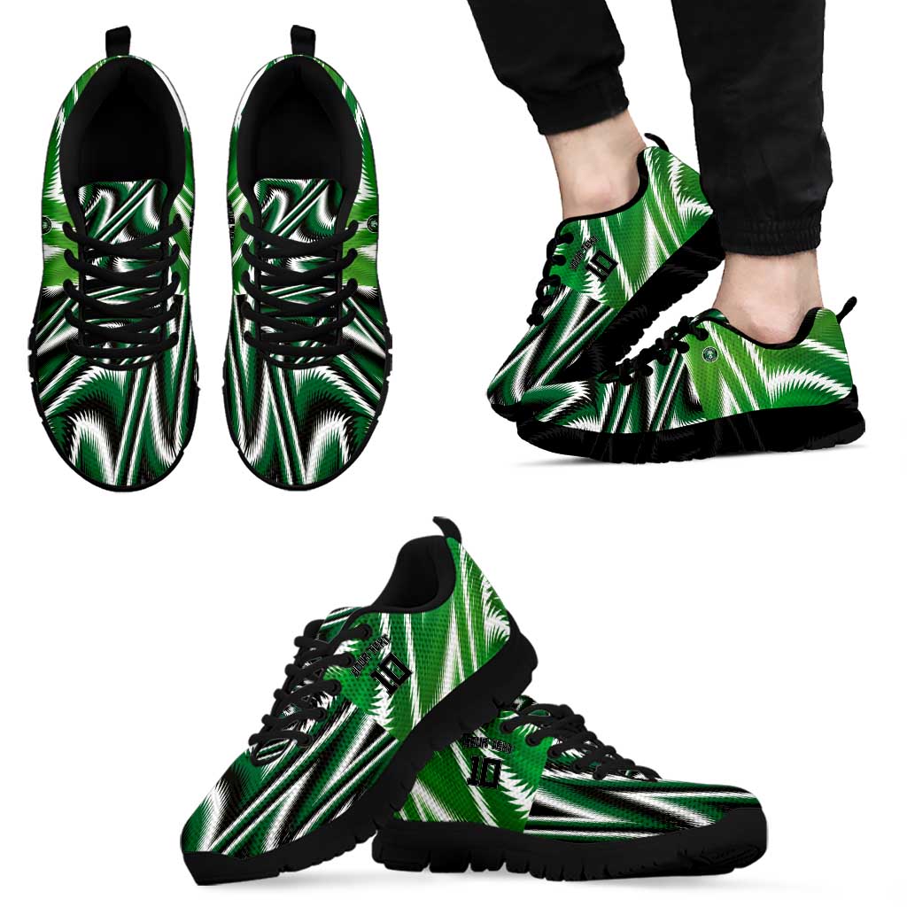 Custom Nigeria Football Sneakers Sporty Super Eagles LT03