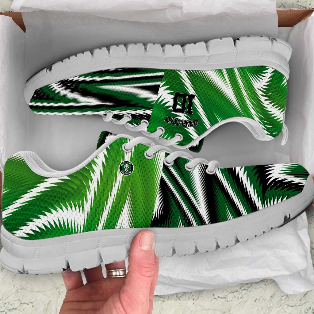 Custom Nigeria Football Sneakers Sporty Super Eagles LT03