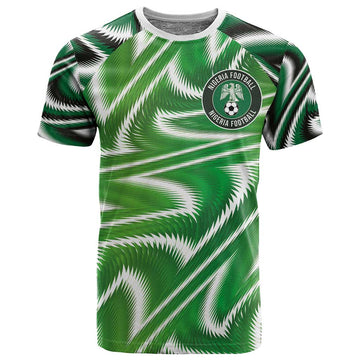 Custom Nigeria Football T shirt Sporty Super Eagles LT03