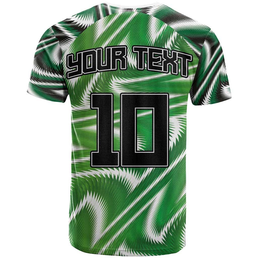 Custom Nigeria Football T shirt Sporty Super Eagles LT03