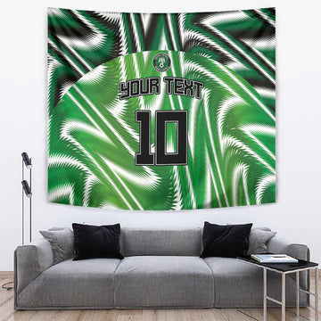 Custom Nigeria Football Tapestry Sporty Super Eagles LT03