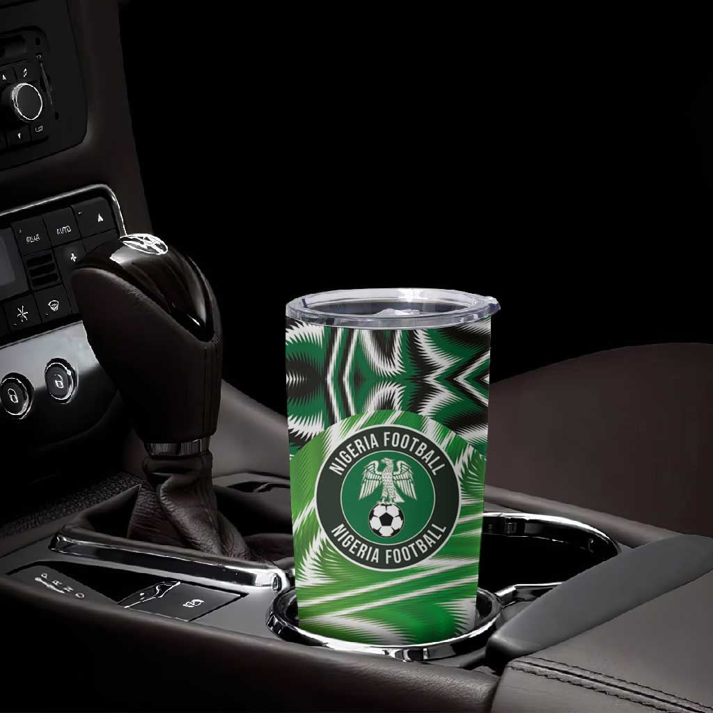 Custom Nigeria Football Tumbler Cup Sporty Super Eagles LT03