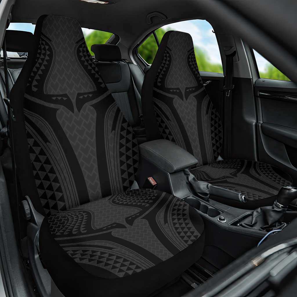 Hawaiian Kakau Art Tattoos Aquaman Style Car Seat Cover Black Version LT03