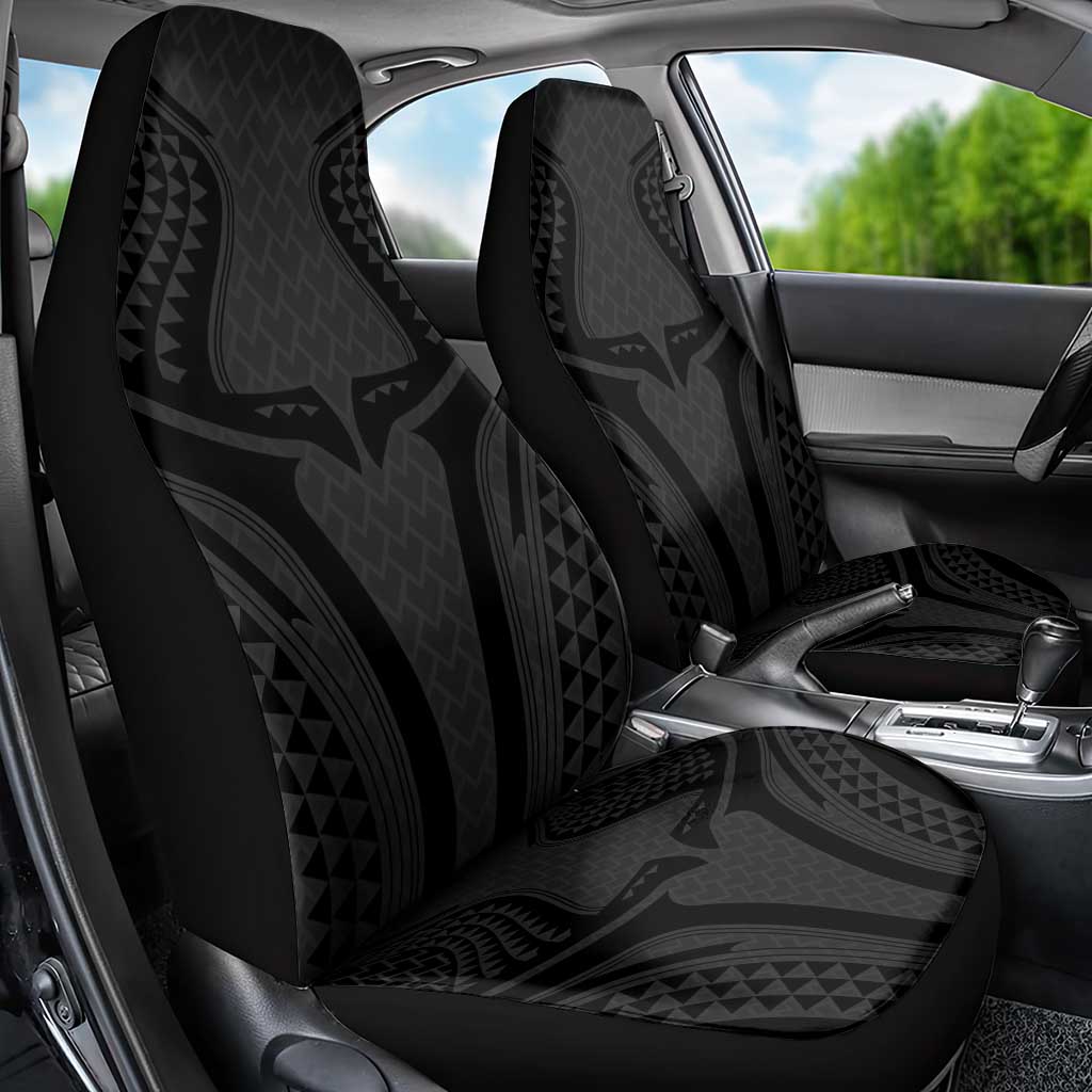 Hawaiian Kakau Art Tattoos Aquaman Style Car Seat Cover Black Version LT03