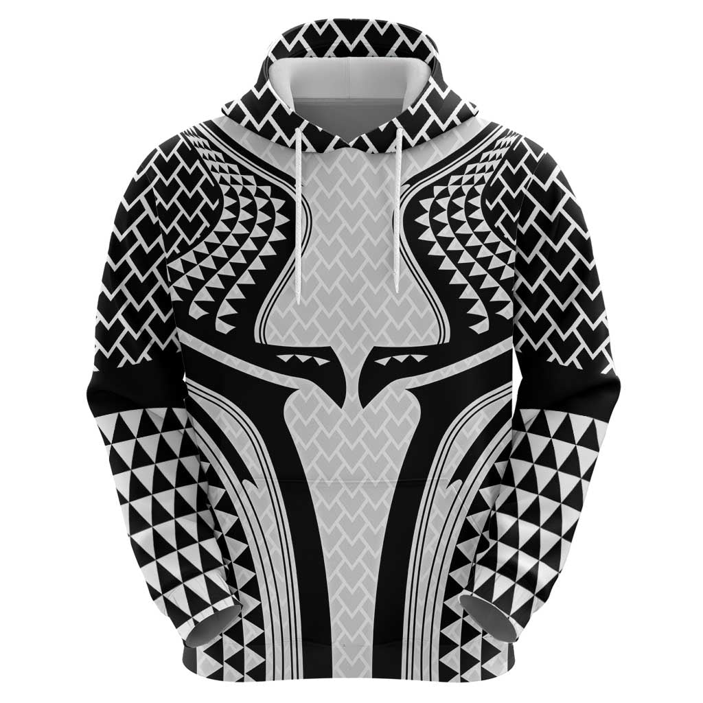 Hawaiian Kakau Art Tattoos Aquaman Style Hoodie White Version LT03