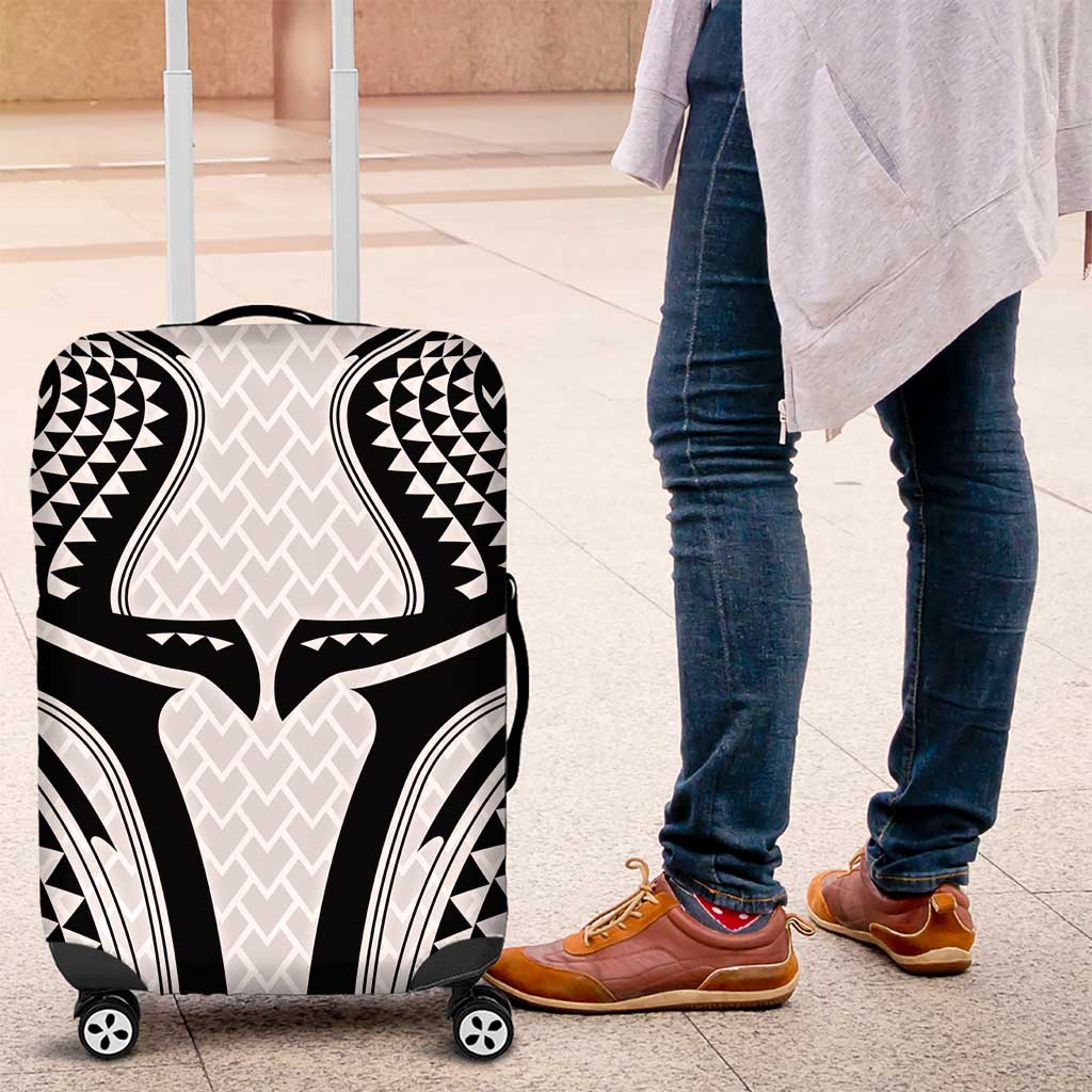 Hawaiian Kakau Art Tattoos Aquaman Style Luggage Cover White Version LT03
