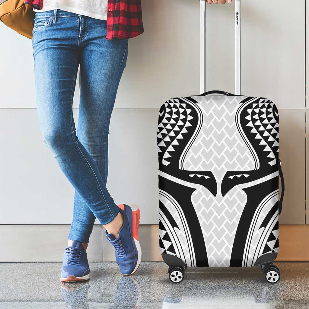 Hawaiian Kakau Art Tattoos Aquaman Style Luggage Cover White Version LT03