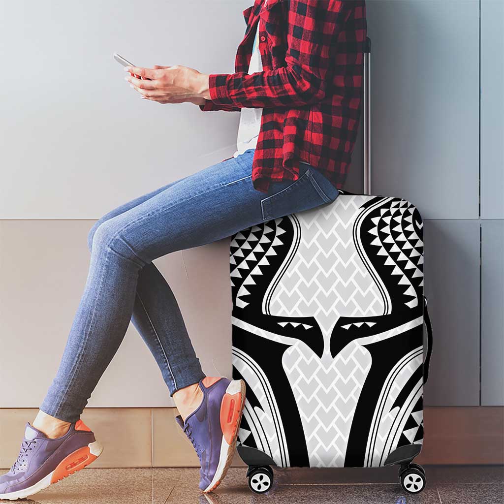 Hawaiian Kakau Art Tattoos Aquaman Style Luggage Cover White Version LT03