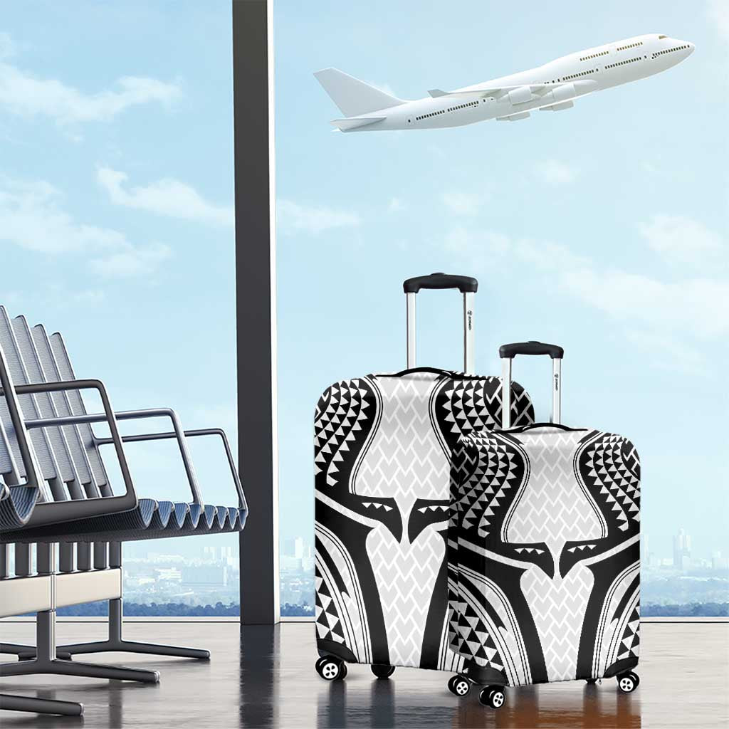 Hawaiian Kakau Art Tattoos Aquaman Style Luggage Cover White Version LT03