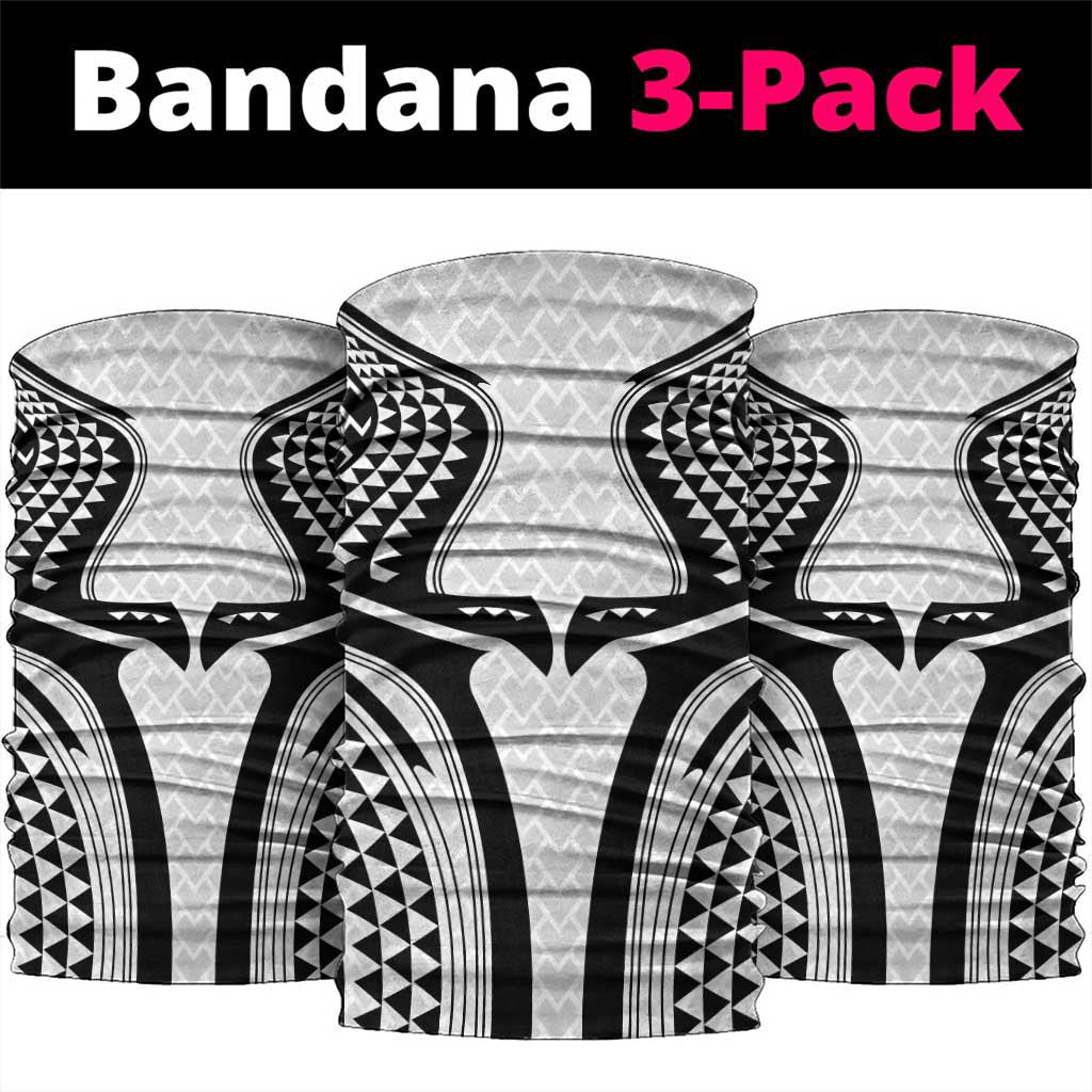 Hawaiian Kakau Art Tattoos Aquaman Style Neck Gaiter White Version LT03