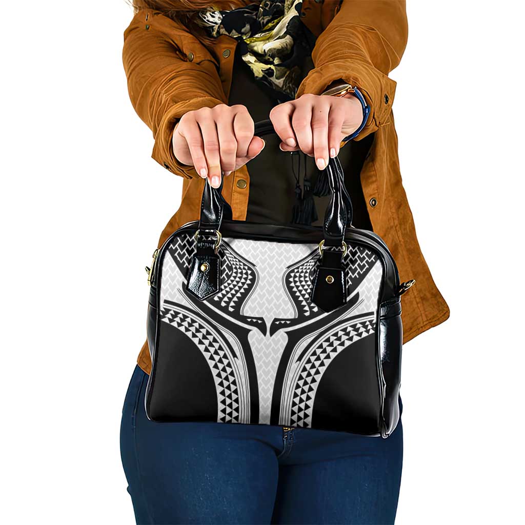 Hawaiian Kakau Art Tattoos Aquaman Style Shoulder Handbag White Version LT03