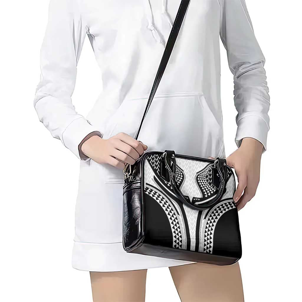 Hawaiian Kakau Art Tattoos Aquaman Style Shoulder Handbag White Version LT03