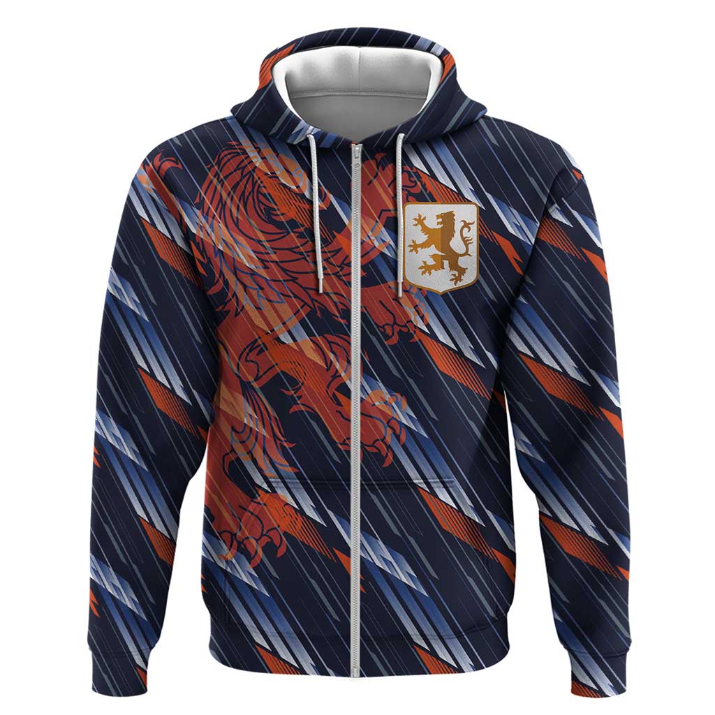 Custom Netherlands Lion Football Hoodie Sporty Style LT03