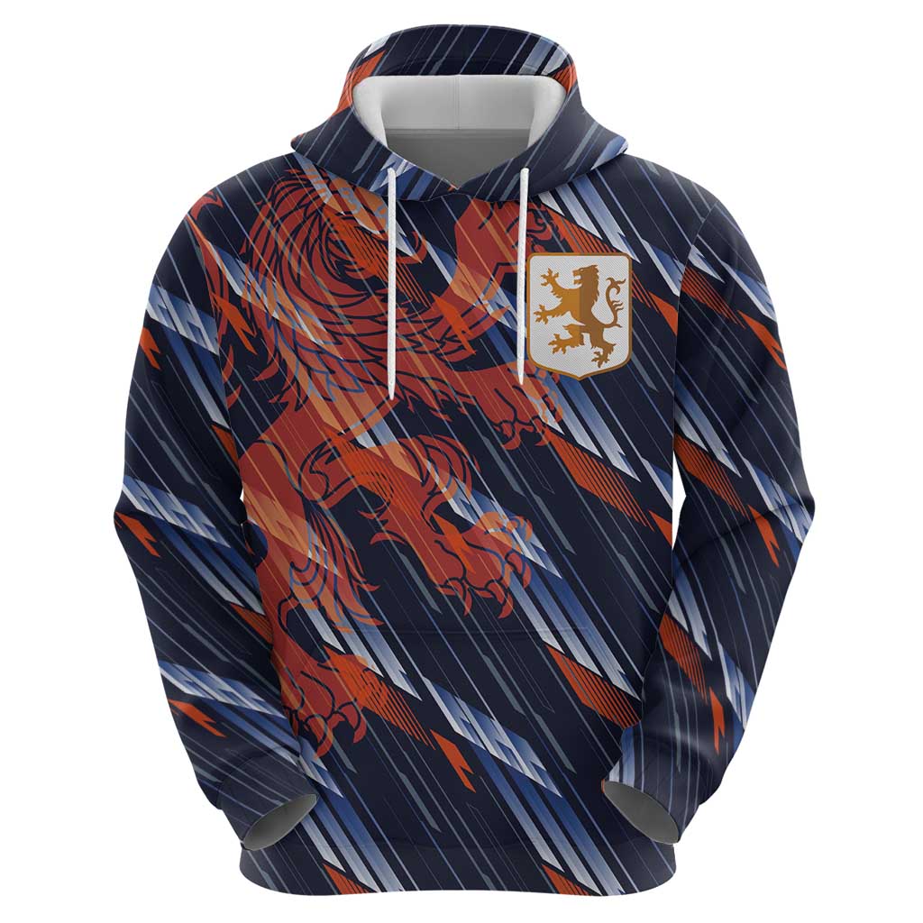 Custom Netherlands Lion Football Hoodie Sporty Style LT03