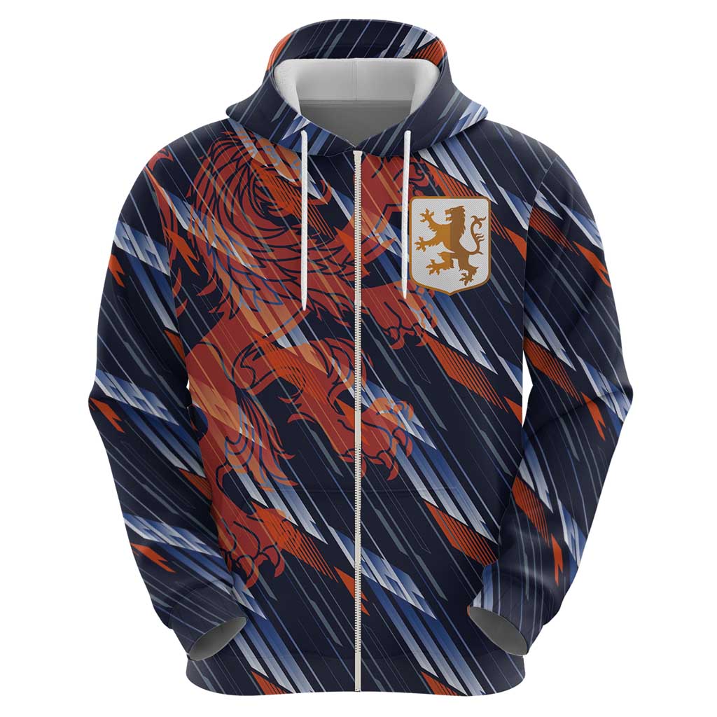 Custom Netherlands Lion Football Hoodie Sporty Style LT03