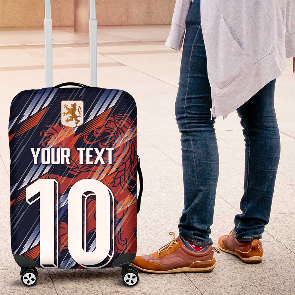 Custom Netherlands Lion Football Luggage Cover Sporty Style LT03