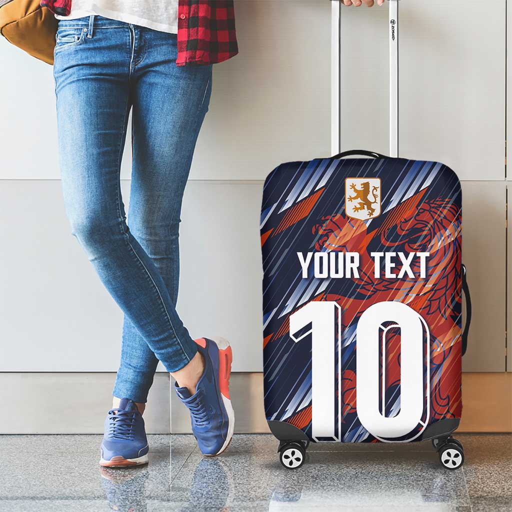 Custom Netherlands Lion Football Luggage Cover Sporty Style LT03