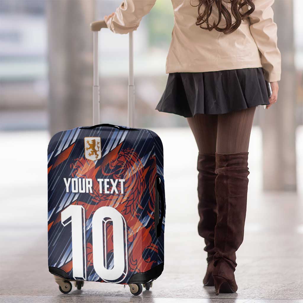 Custom Netherlands Lion Football Luggage Cover Sporty Style LT03