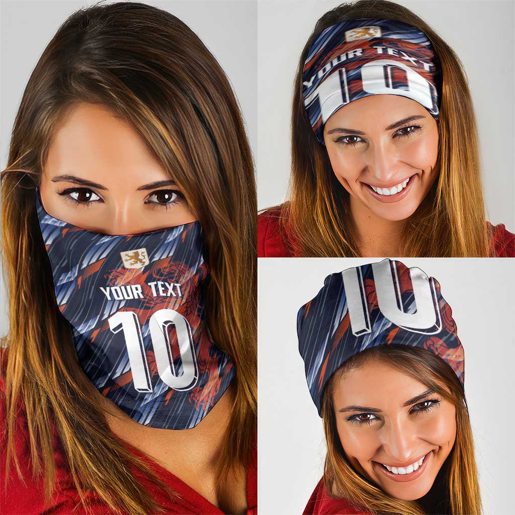 Custom Netherlands Lion Football Neck Gaiter Sporty Style LT03
