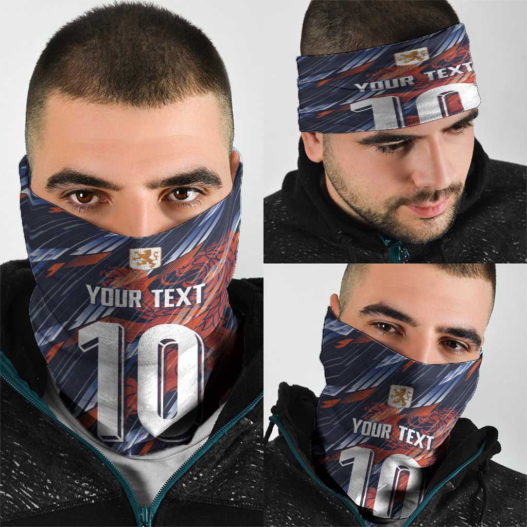 Custom Netherlands Lion Football Neck Gaiter Sporty Style LT03