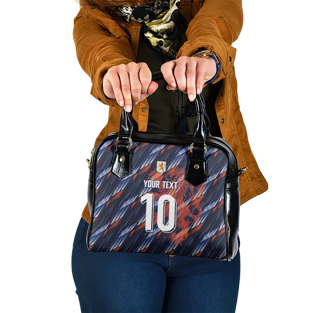 Custom Netherlands Lion Football Shoulder Handbag Sporty Style LT03