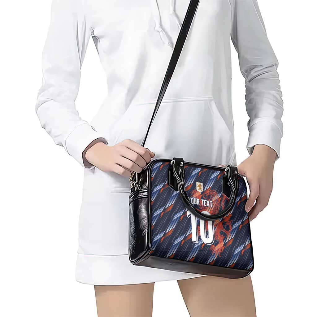 Custom Netherlands Lion Football Shoulder Handbag Sporty Style LT03