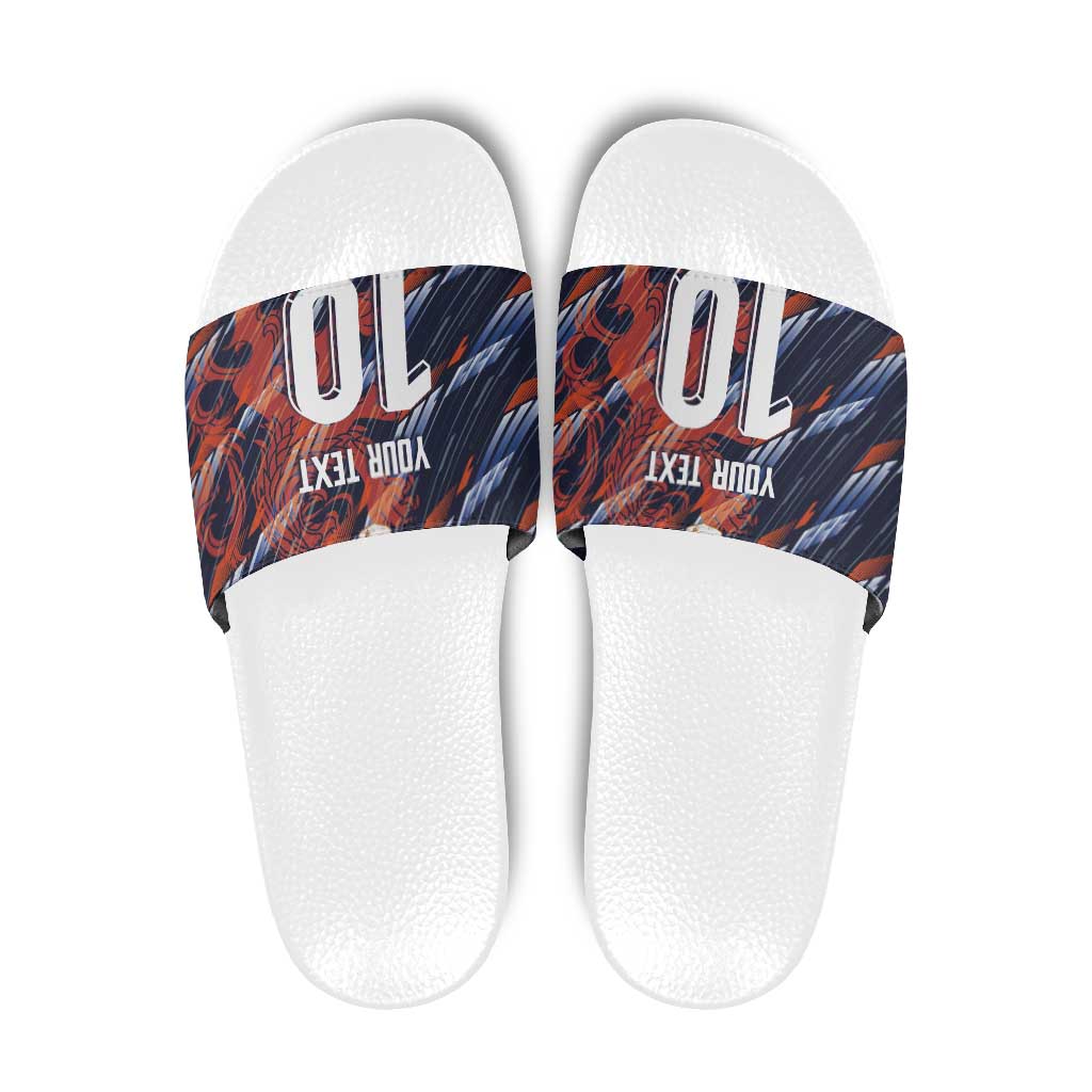 Custom Netherlands Lion Football Slide Sandals Sporty Style LT03