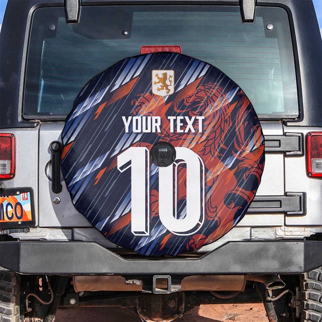 Custom Netherlands Lion Football Spare Tire Cover Sporty Style LT03