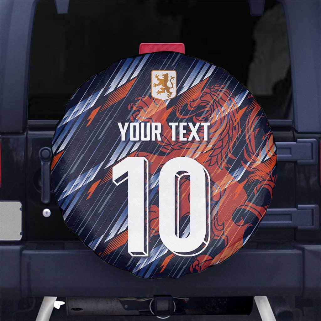 Custom Netherlands Lion Football Spare Tire Cover Sporty Style LT03
