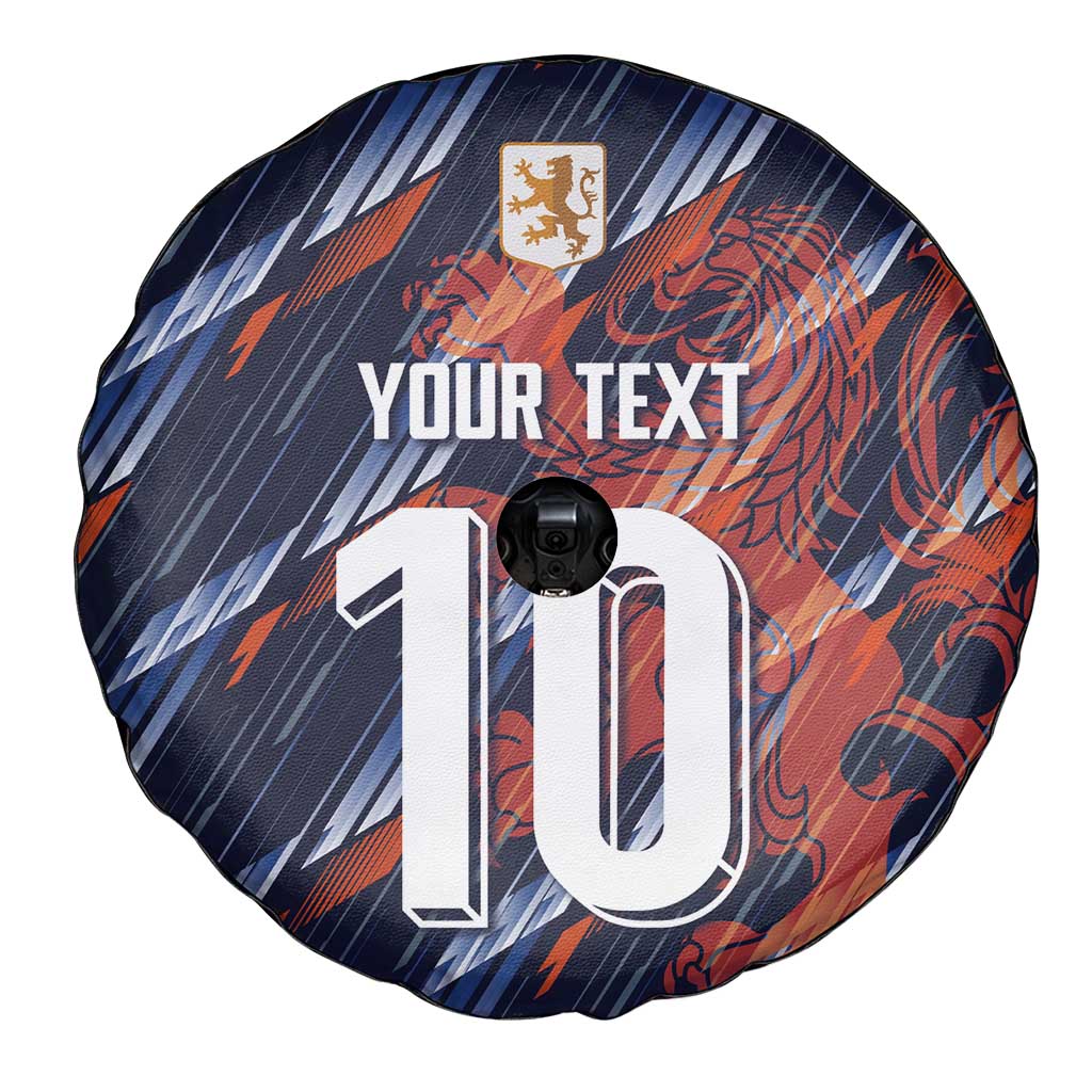 Custom Netherlands Lion Football Spare Tire Cover Sporty Style LT03