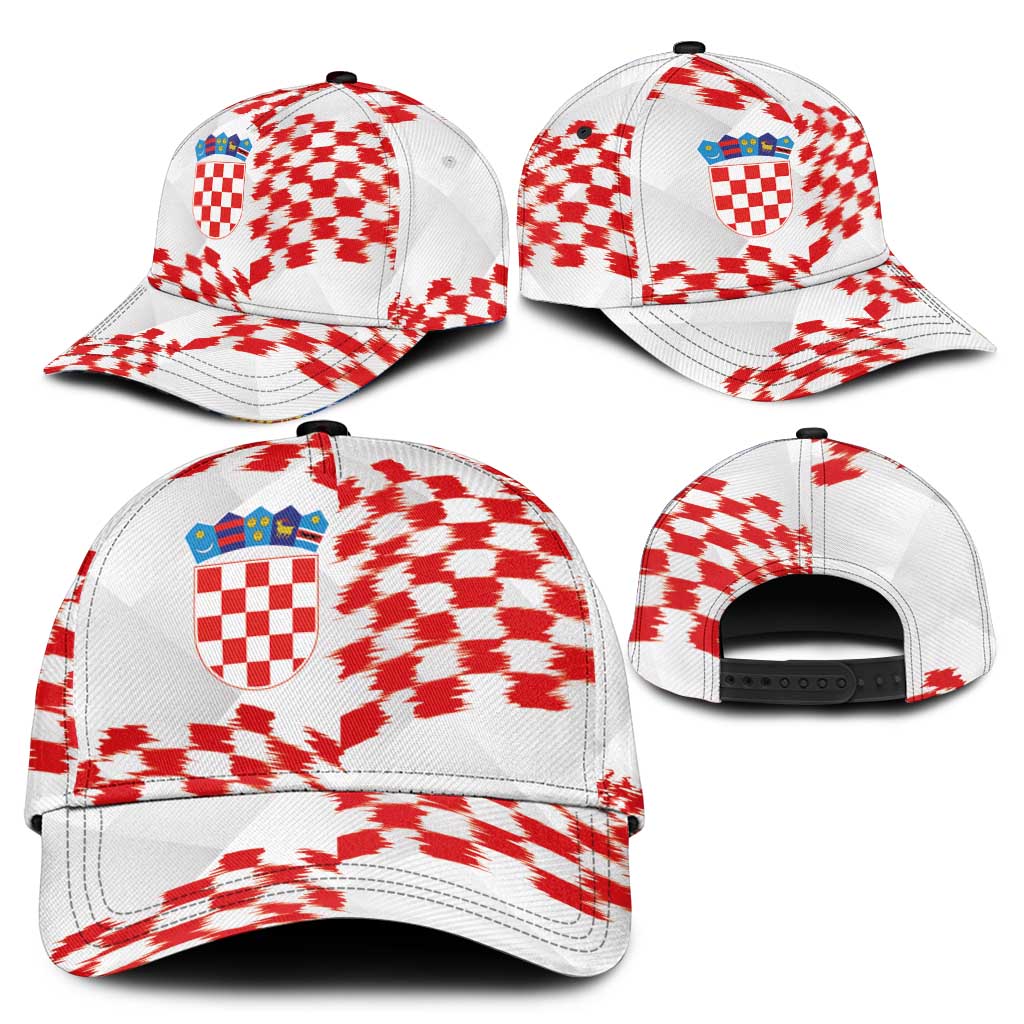 Croatia Football Classic Cap Kockasti-Grunge Checkers LT03