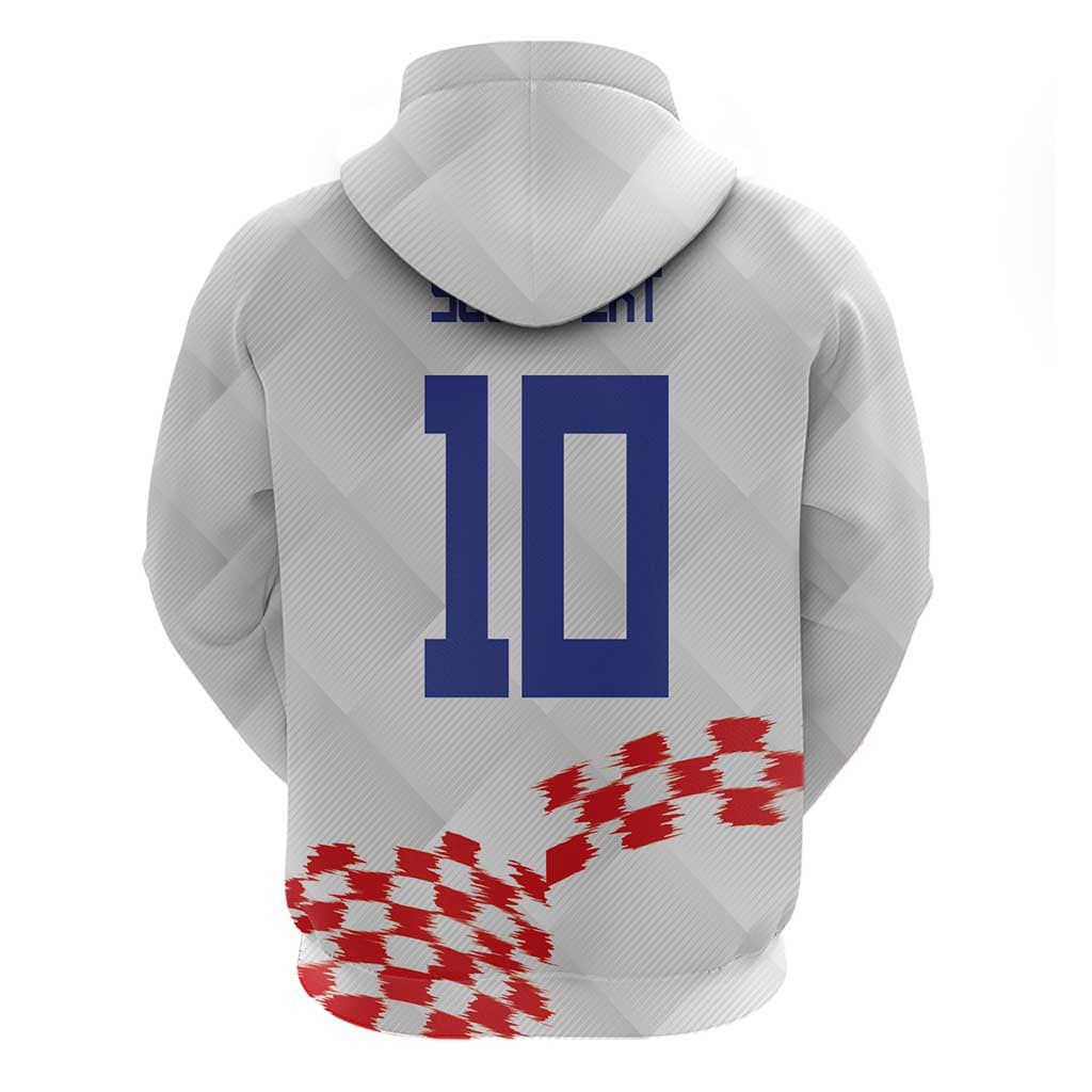 Custom Croatia Football Hoodie Kockasti-Grunge Checkers LT03
