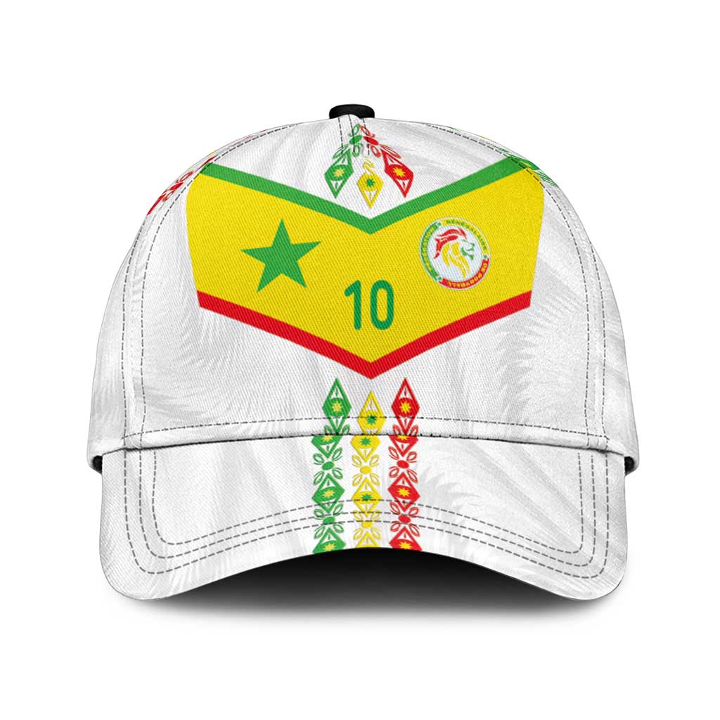 Senegal Football Classic Cap Tricolor Traditional Patterns Sporty Style LT03