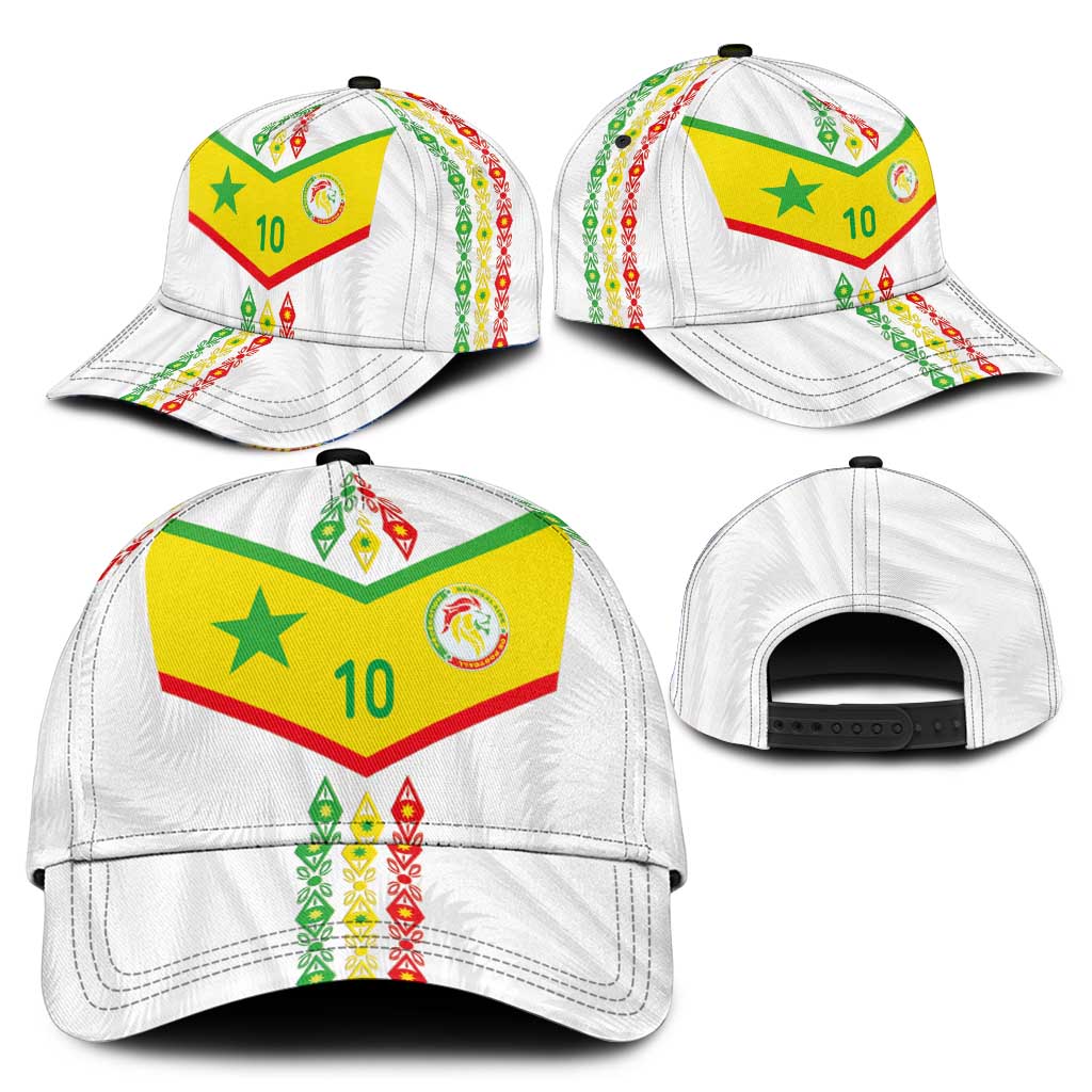 Senegal Football Classic Cap Tricolor Traditional Patterns Sporty Style LT03