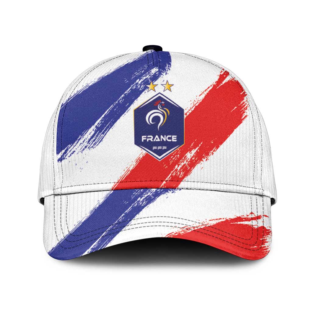 France Foorball Classic Cap Les Bleus Tricolor Brush Style LT03