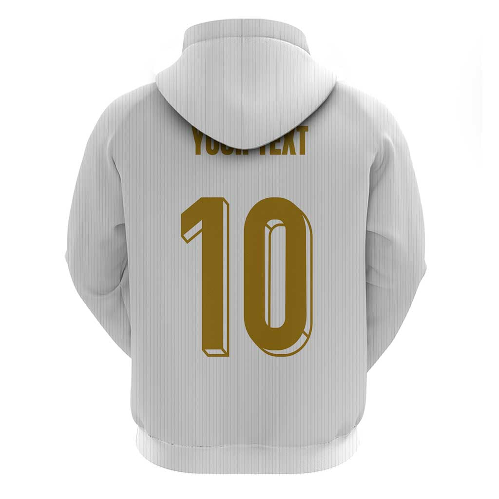 Custom France Foorball Hoodie Les Bleus Tricolor Brush Style LT03