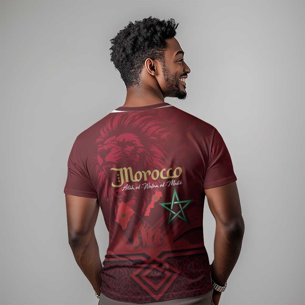 Happy Proclamation of Independence of Morocco T shirt Barbary Lion's Roar - Fight for Free and Peace LT03