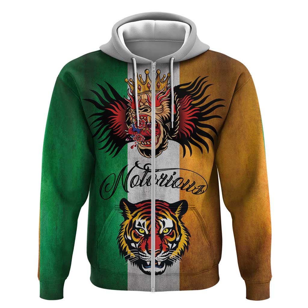 The Ireland - Notorious Hoodie Old School Tattoos Grunge Style LT03