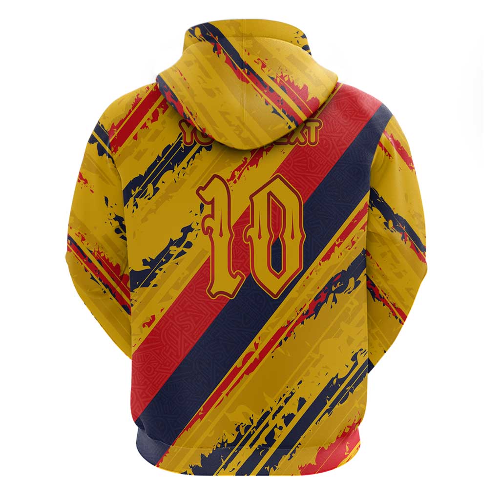 Custom Ecuador Football Hoodie La Tricolor-100th Anniversary LT03