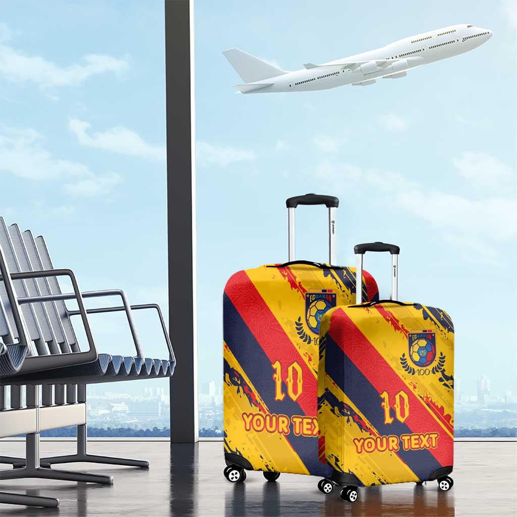 Custom Ecuador Football Luggage Cover La Tricolor-100th Anniversary LT03