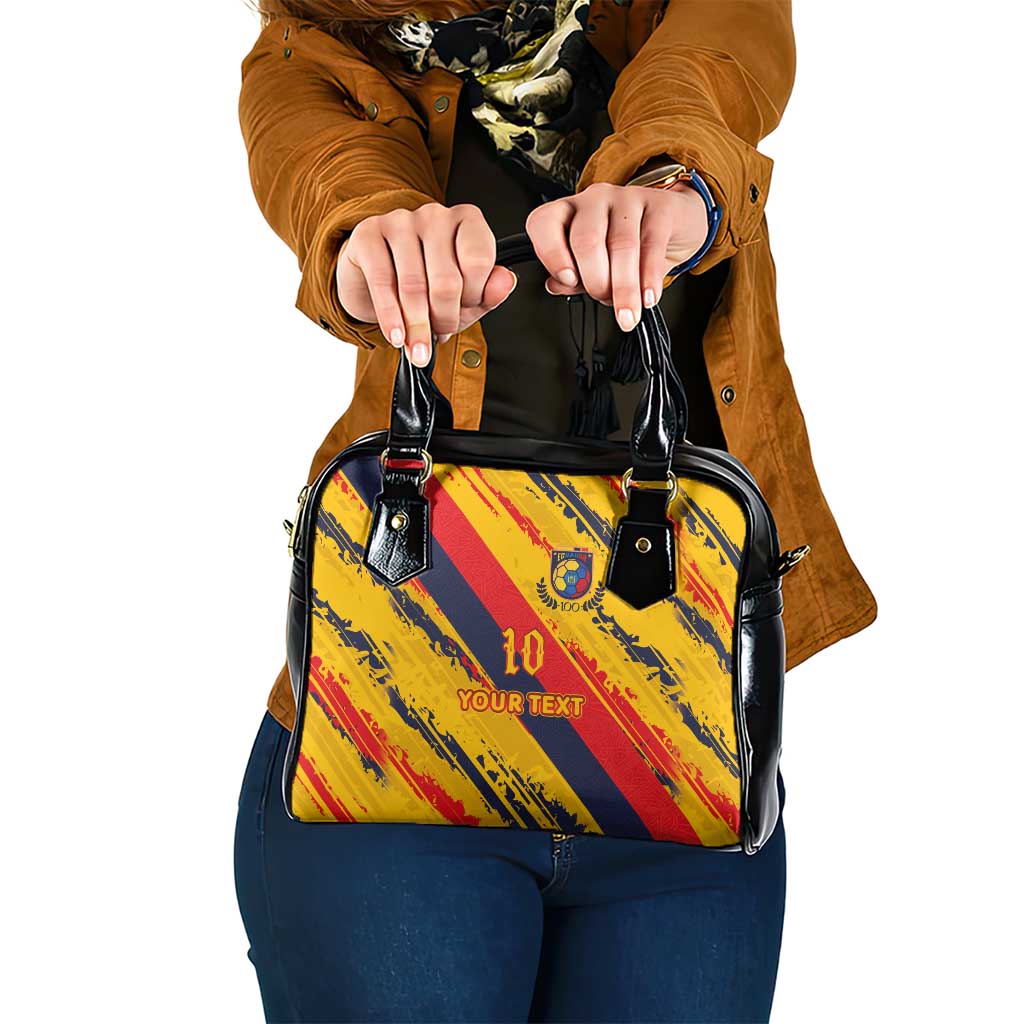 Custom Ecuador Football Shoulder Handbag La Tricolor-100th Anniversary LT03
