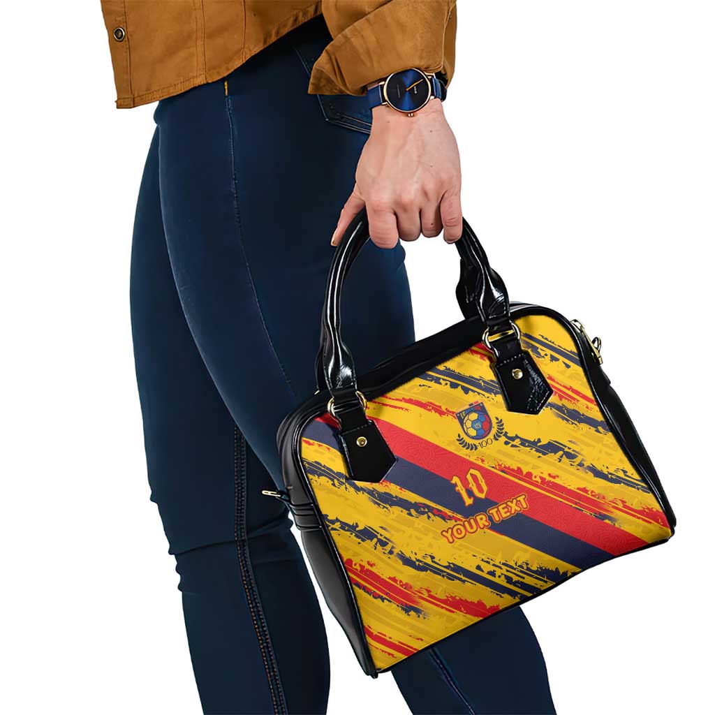 Custom Ecuador Football Shoulder Handbag La Tricolor-100th Anniversary LT03