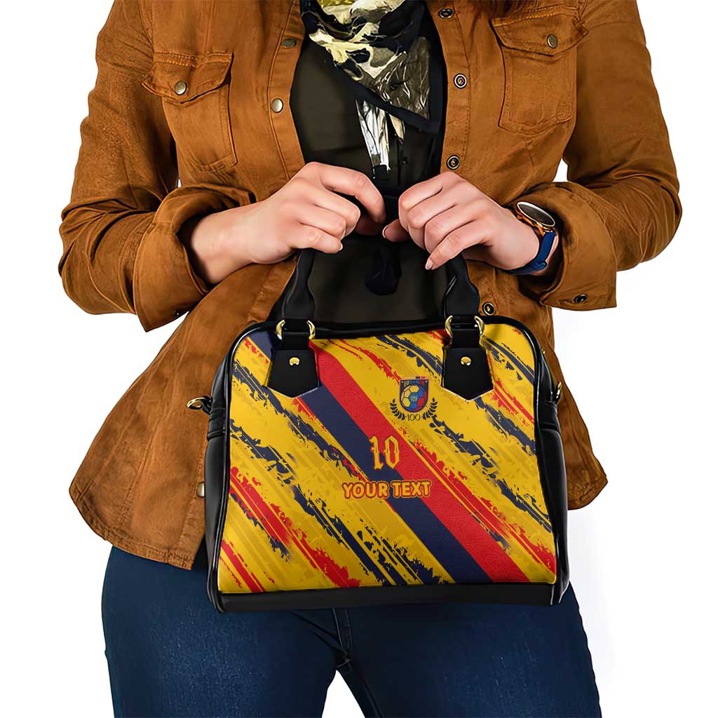 Custom Ecuador Football Shoulder Handbag La Tricolor-100th Anniversary LT03